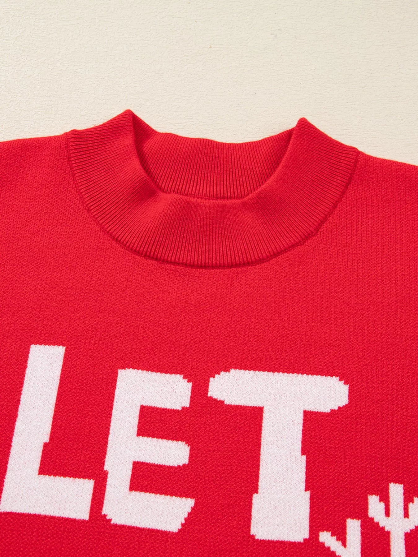 LET IT SNOW Pull de Noël