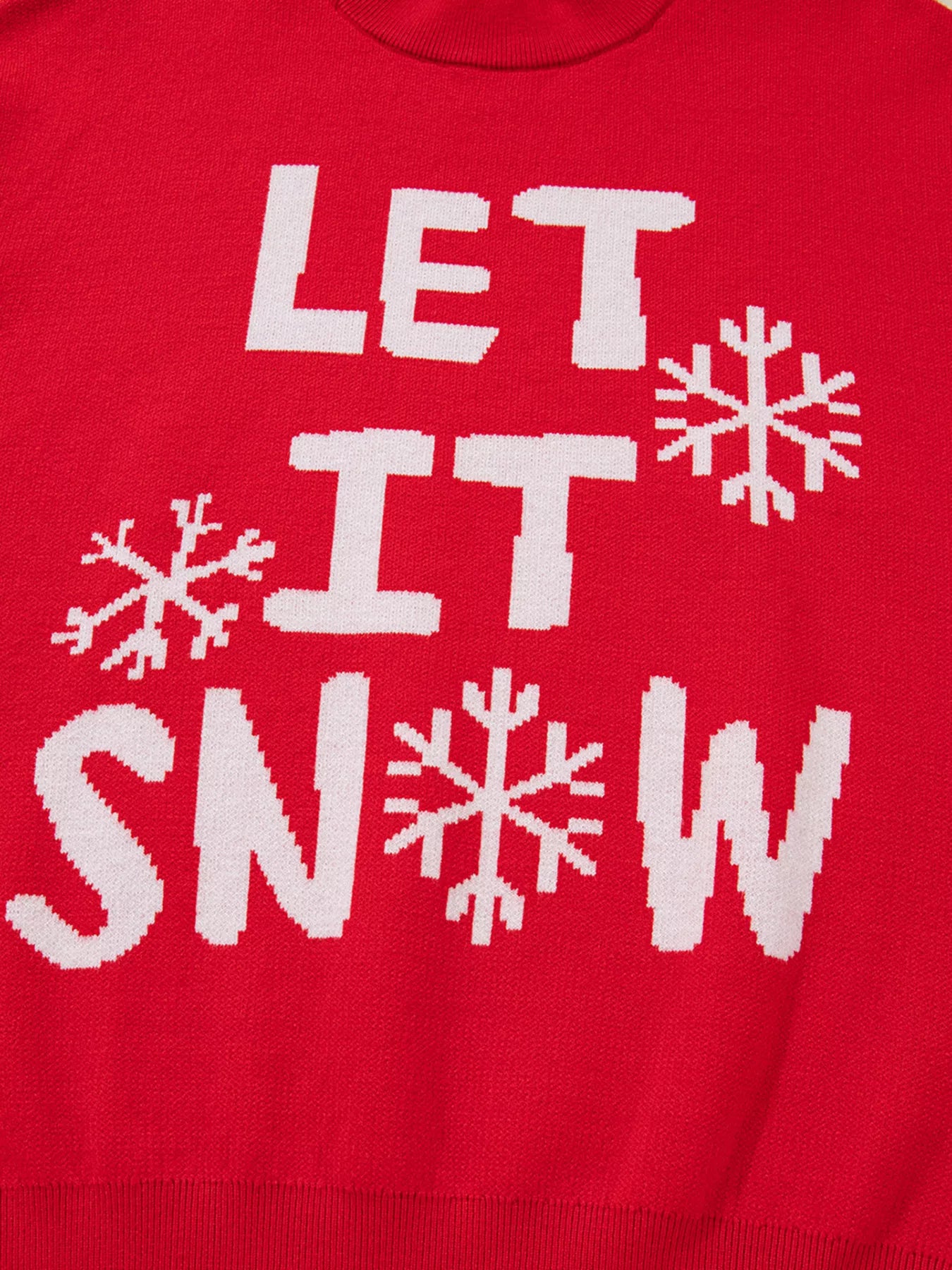 LET IT SNOW Pull de Noël