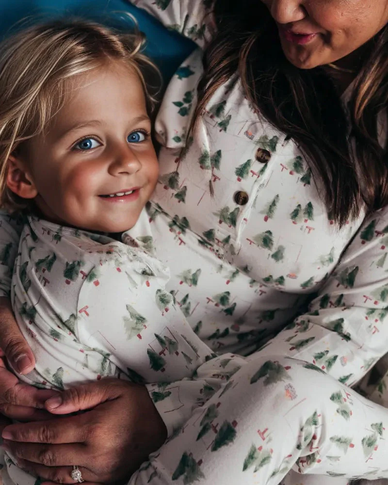 Leafy Dreams – Pyjamas de Noël Assortis pour la Famille