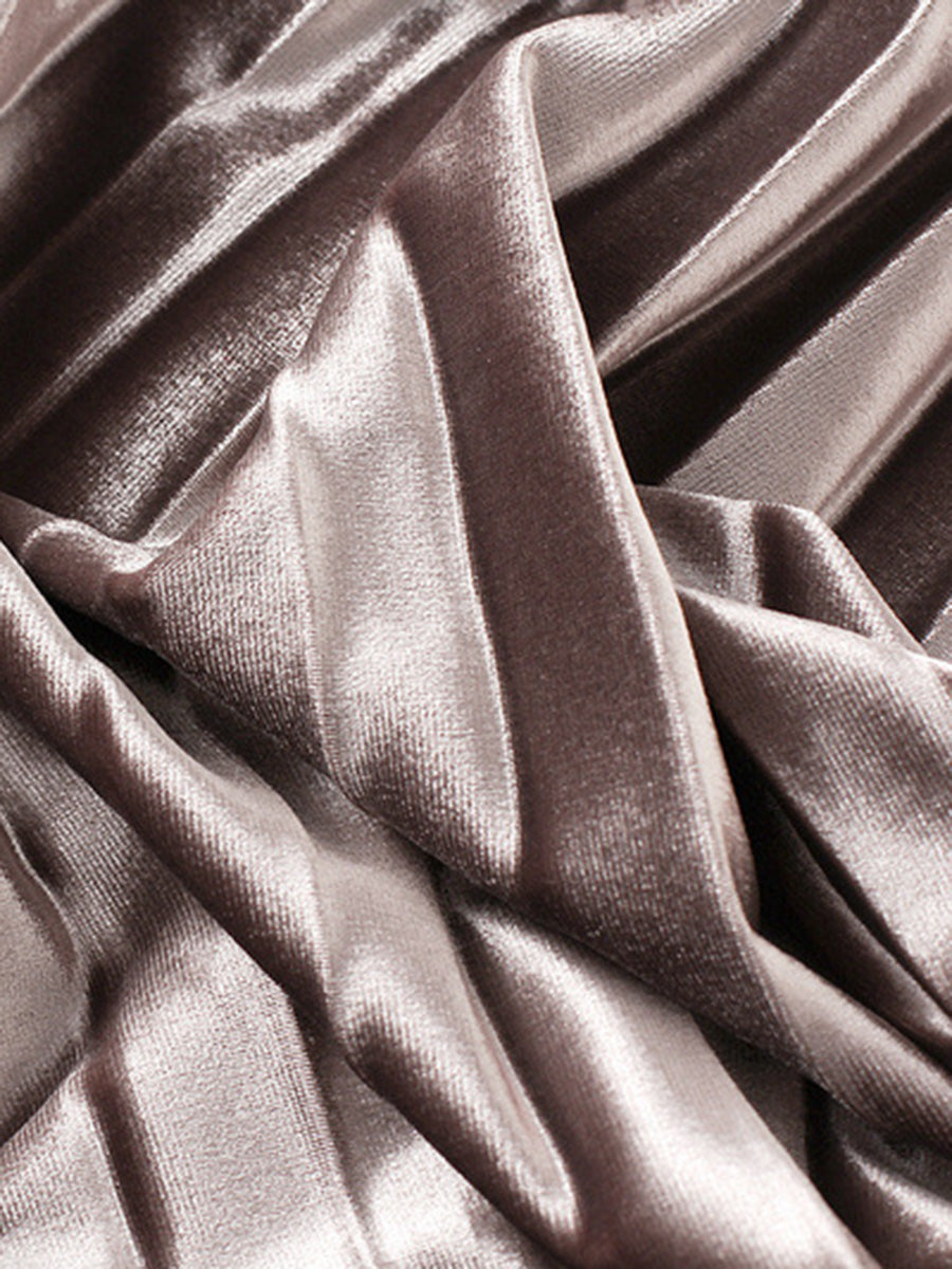 Onbely jupe longue plissé velours tulle femme élégant