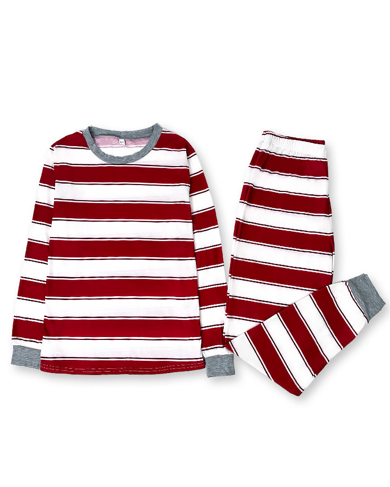 Pleasure Stripe – Pyjamas de Noël Assortis pour la Famille