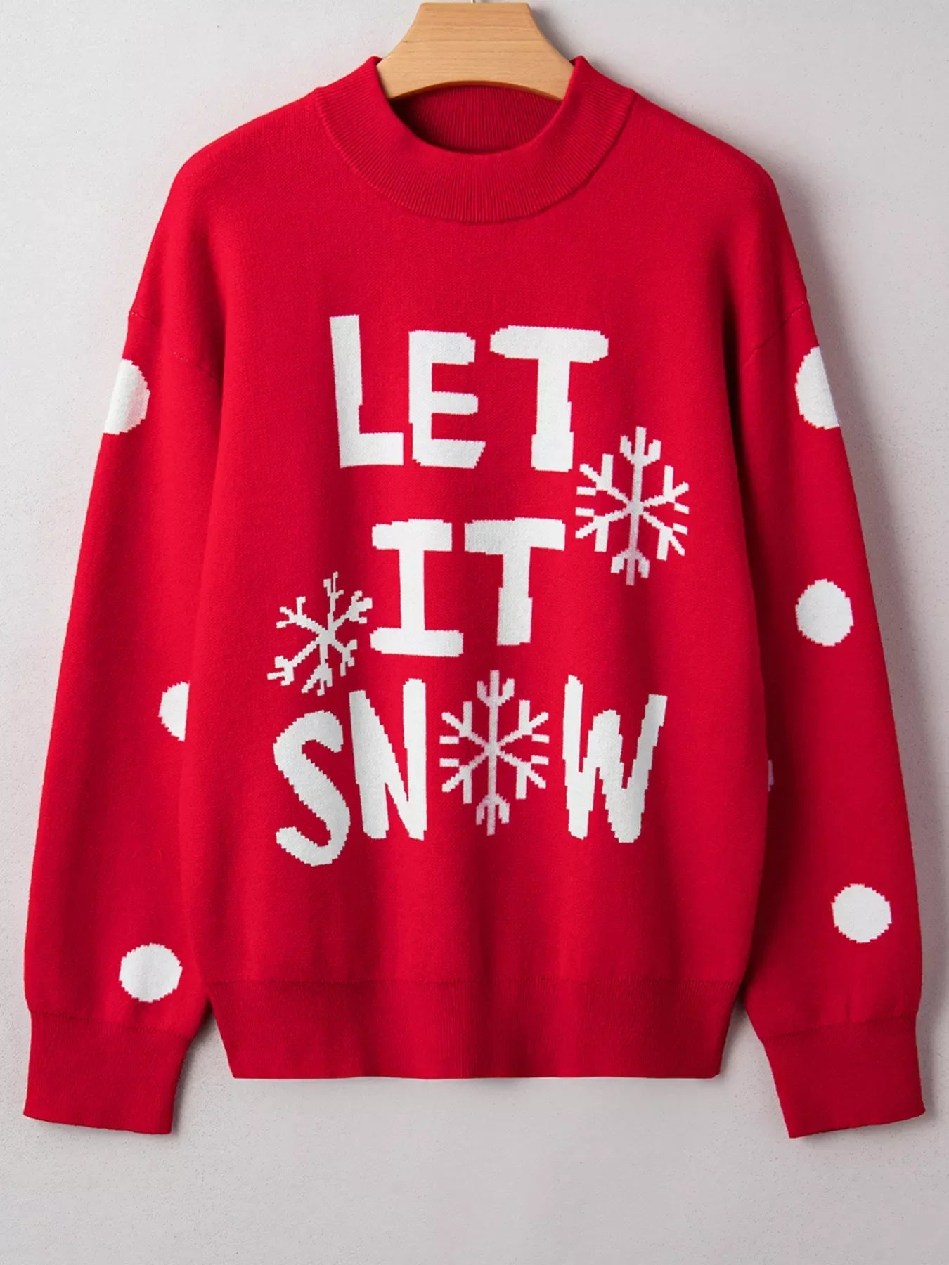 LET IT SNOW Pull de Noël