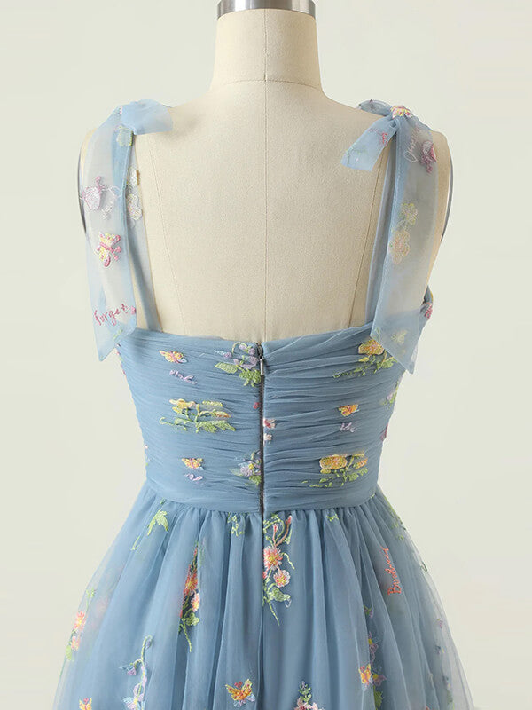 Onbely robe longue bal de promo tulle brodée - onbely