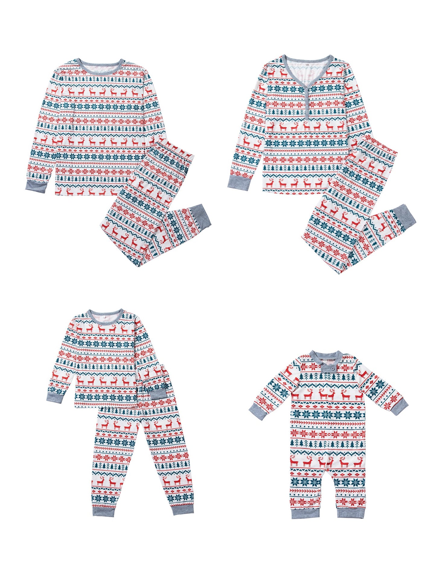 Snug Snowflakes – Pyjamas de Noël Assortis pour la Famille