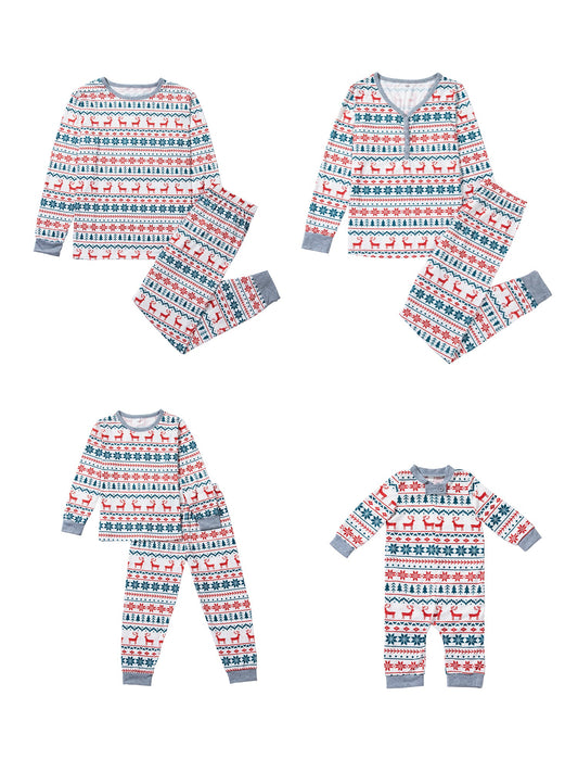 Snug Snowflakes – Pyjamas de Noël Assortis pour la Famille