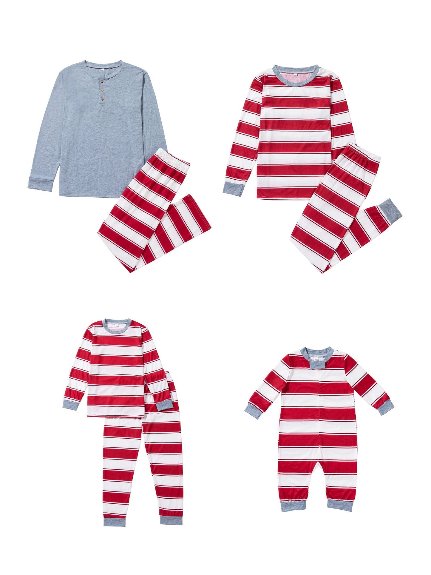 Pleasure Stripe – Pyjamas de Noël Assortis pour la Famille