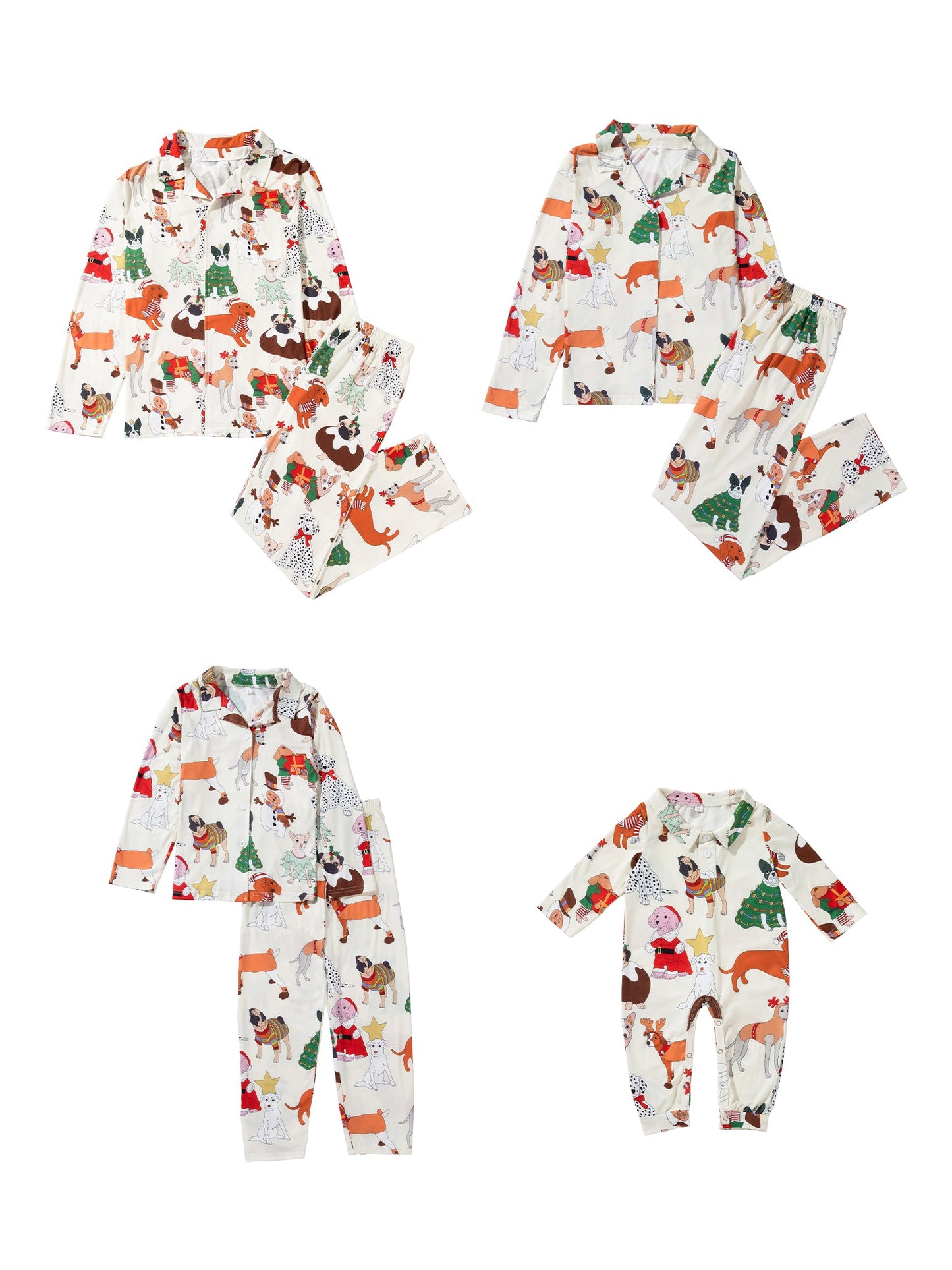Merry Pups – Pyjamas de Noël Assortis pour la Famille