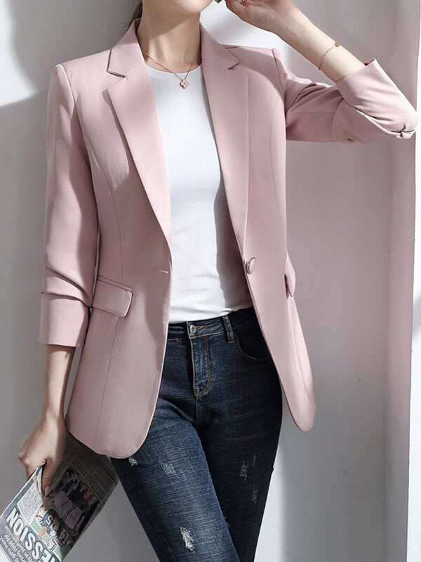 Onbely blazer avec poches boutons femme style tailleur