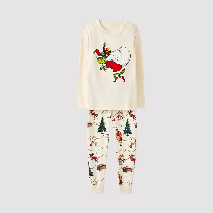 Joy Merry - Pyjamas de Noël familiaux Grinch
