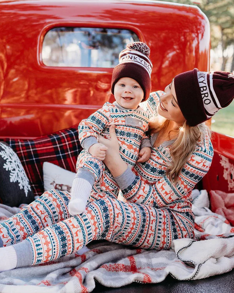 Snug Snowflakes – Pyjamas de Noël Assortis pour la Famille