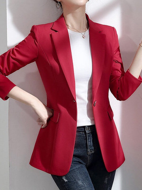 Onbely blazer avec poches boutons femme style tailleur