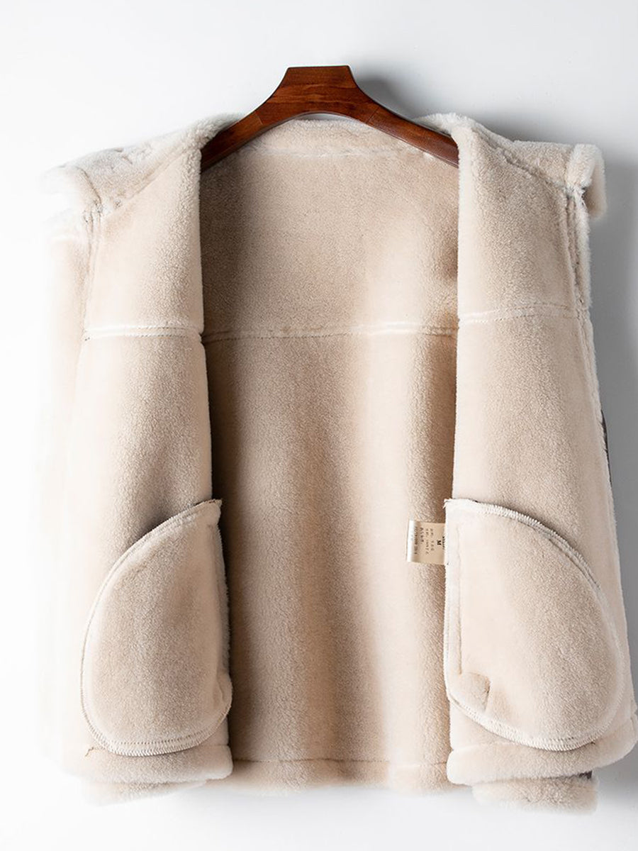 Onbely manteau aviateur simili cuir fermeture éclair femme hiver