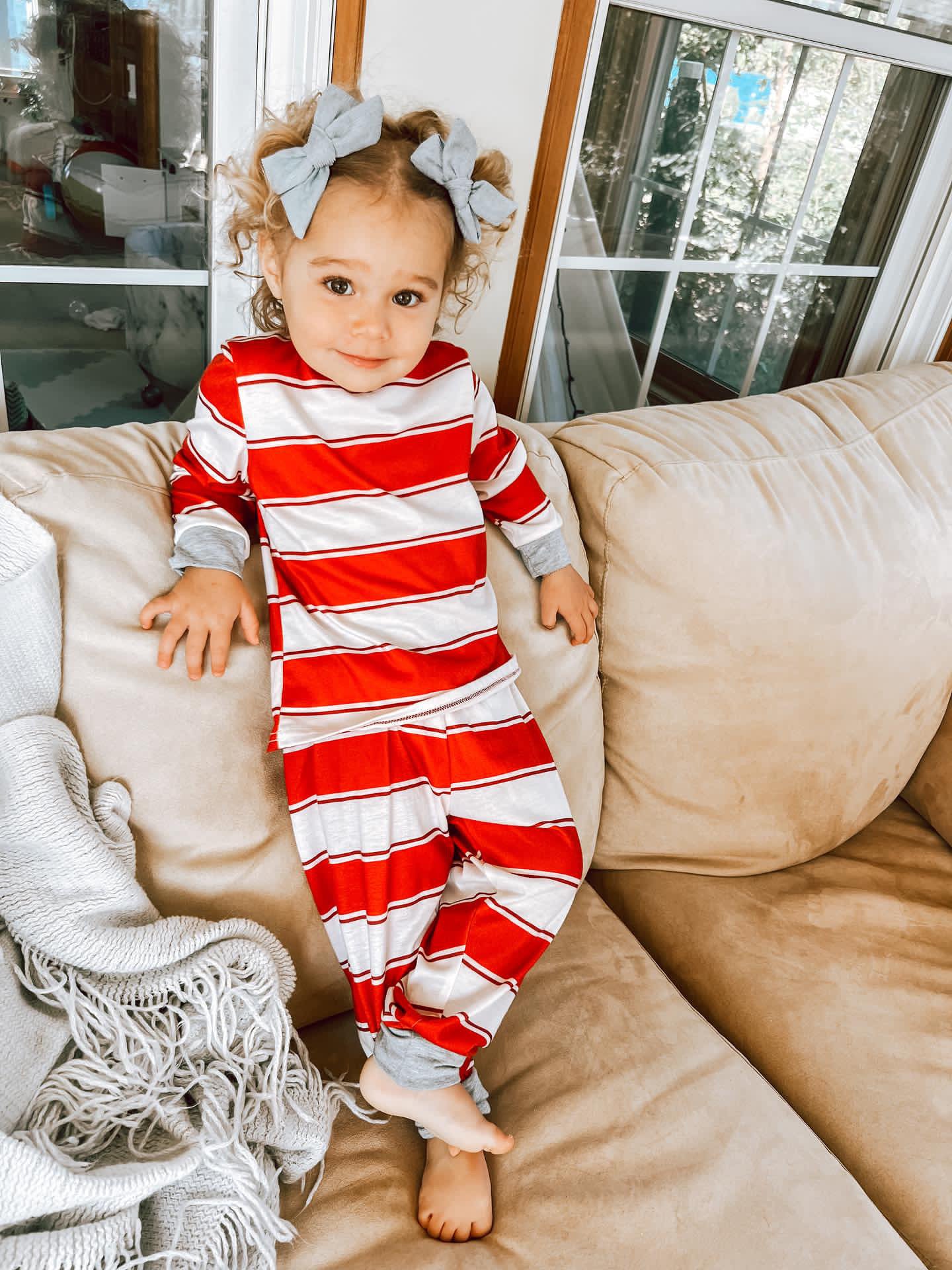 Pleasure Stripe – Pyjamas de Noël Assortis pour la Famille