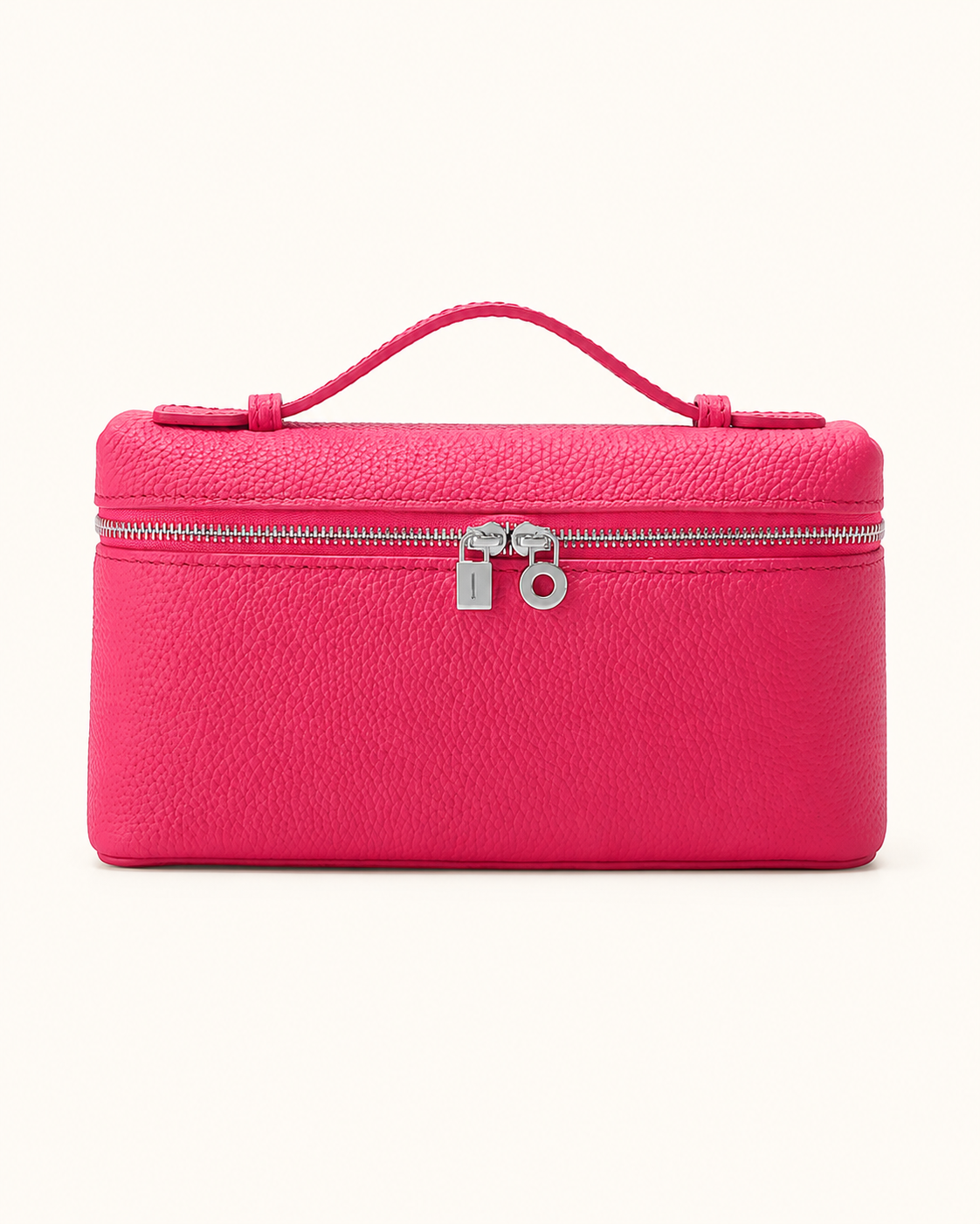 Genuine Leather Designer Minimalist Zipper Crossbody Top Handle Box Bag