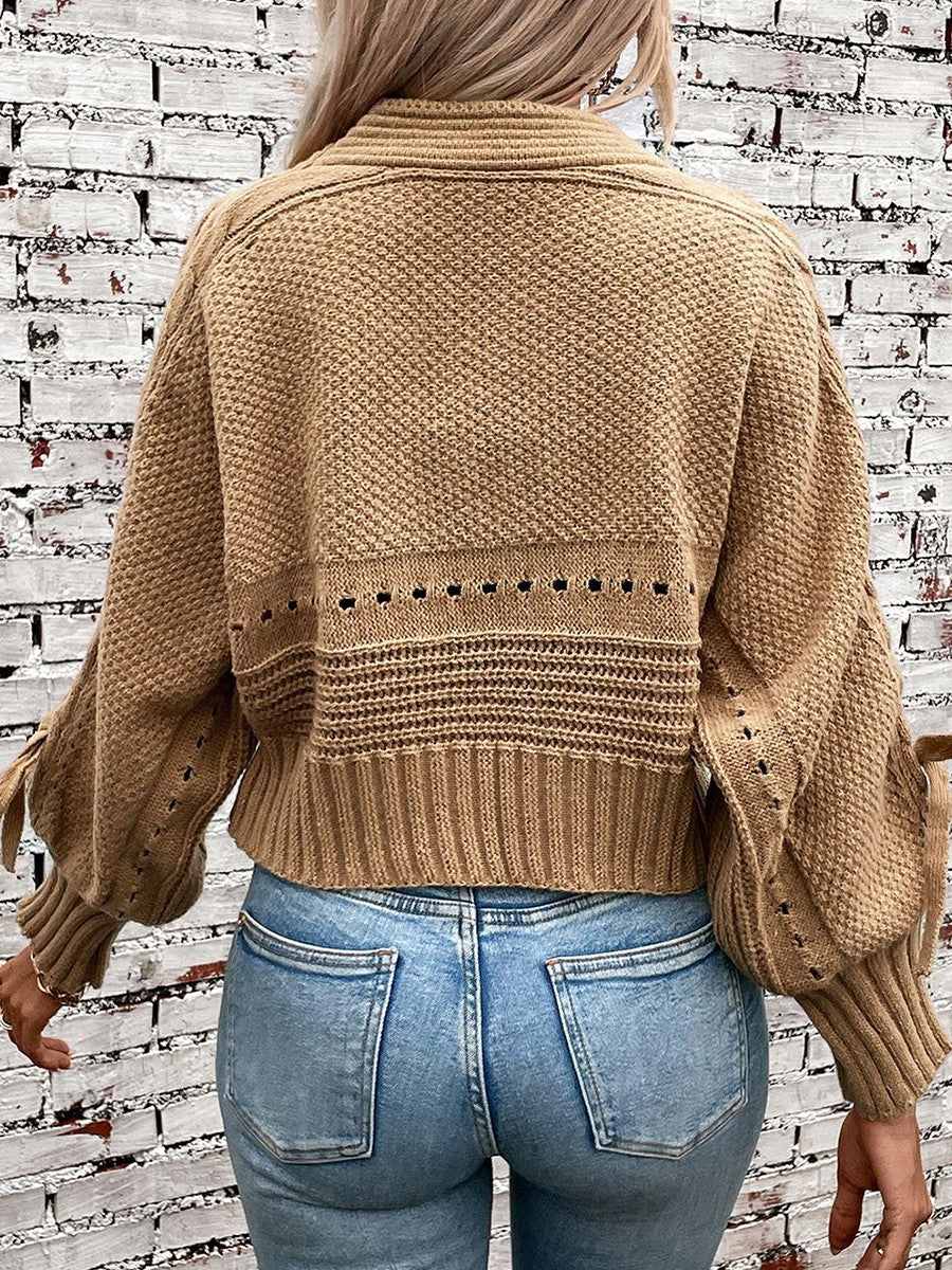 Onbely cardigans pull unicolore tissu tricoté manches longues feme décontractée mode tous les jours bureau