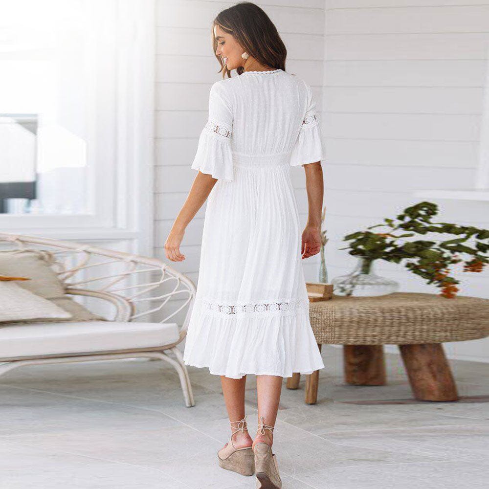 Robe Bohème Blanche boho dress