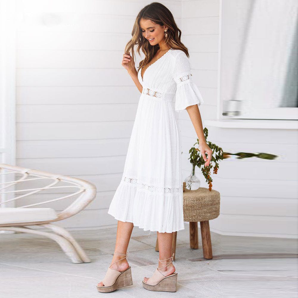 Robe Bohème Blanche boho dress