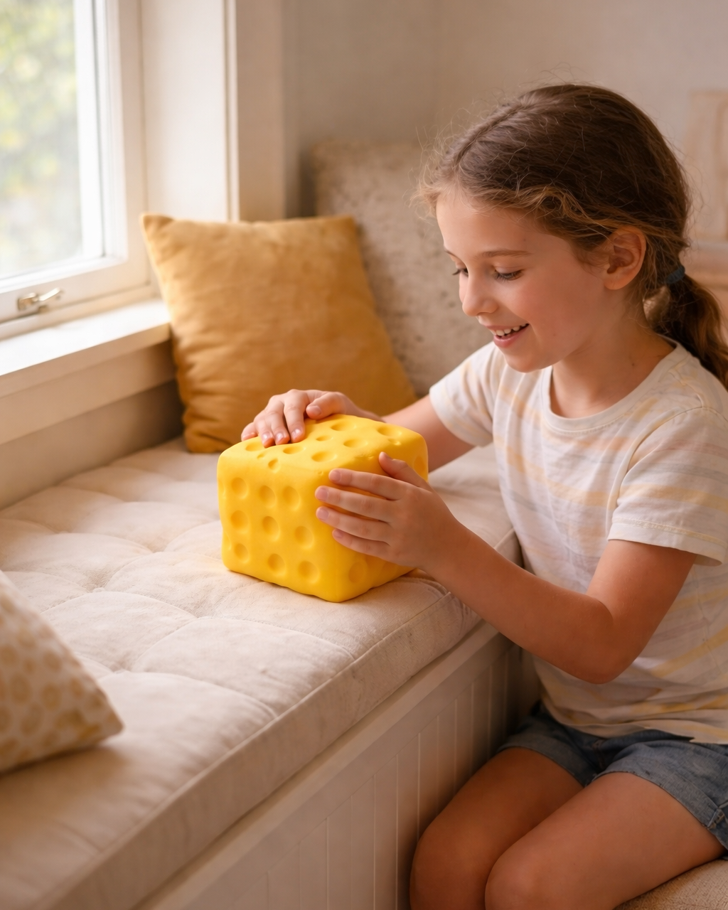 Squeezy Cheese Toy