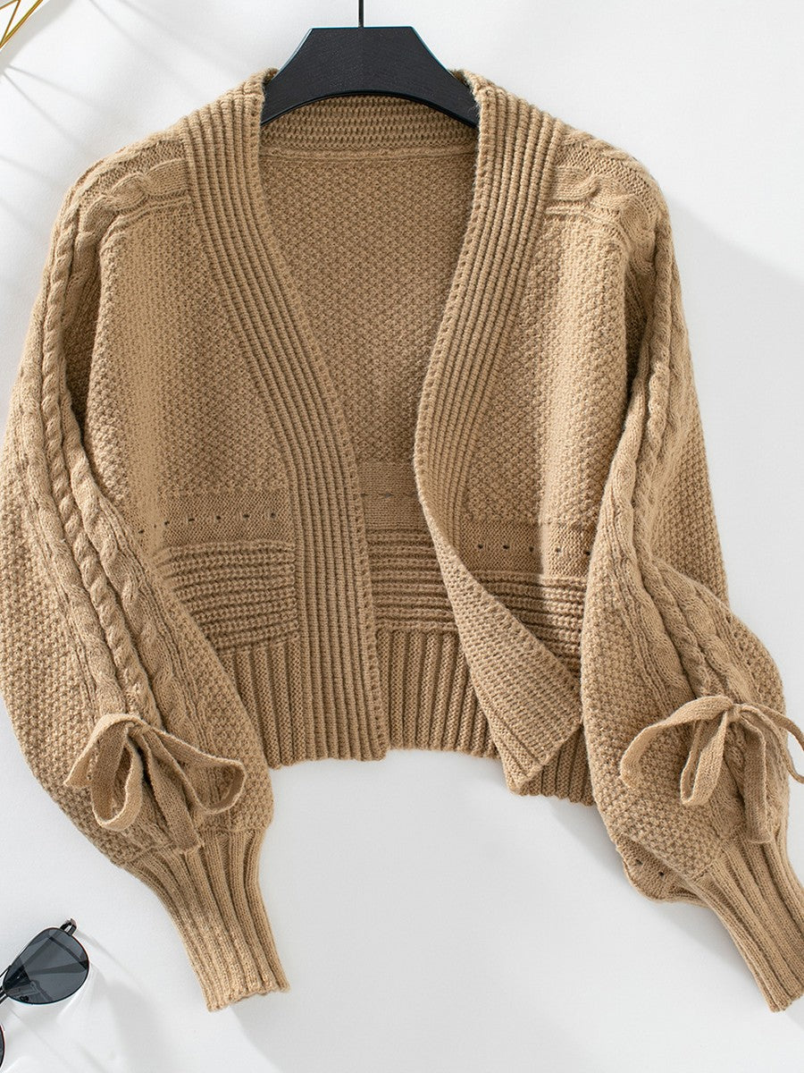 Onbely cardigans pull unicolore tissu tricoté manches longues feme décontractée mode tous les jours bureau