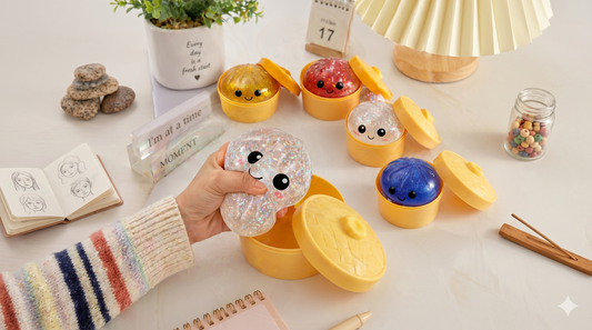 Meet Your New Desk Companion: The Giant Dumpling That Melts Stress Away