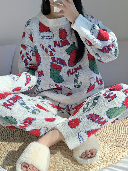 Onbely ensemble de pyjama femme noël
