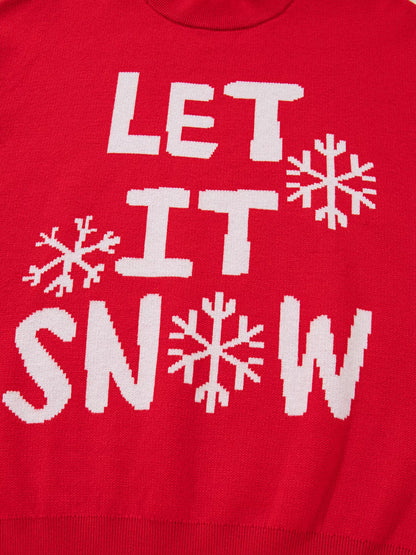 LET IT SNOW Pull de Noël