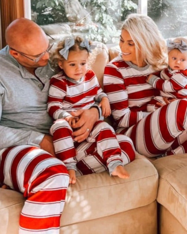 Pleasure Stripe – Pyjamas de Noël Assortis pour la Famille