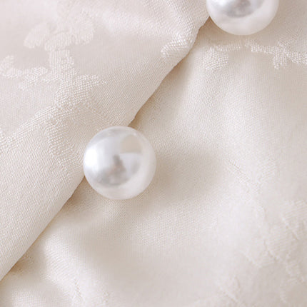 Onbely chemise chinoise pearl élégant