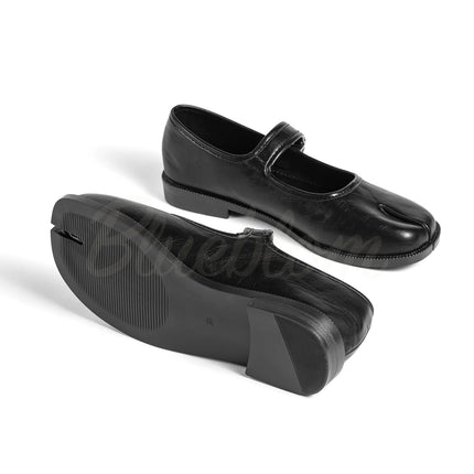 Chaussures Mary Jane Tabis Noir à Bout Fendu