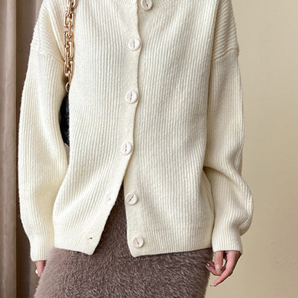 Onbely cardigan boutonnage col rond pour femme casual