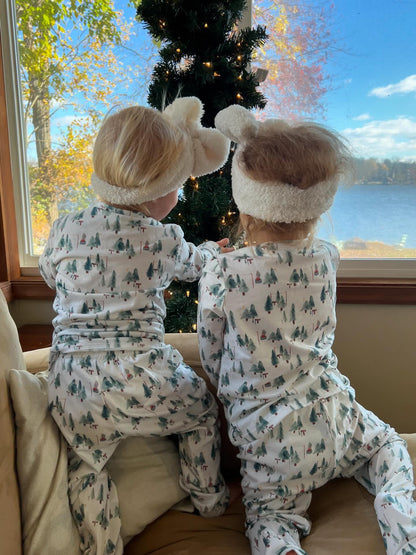 Leafy Dreams – Pyjamas de Noël Assortis pour la Famille