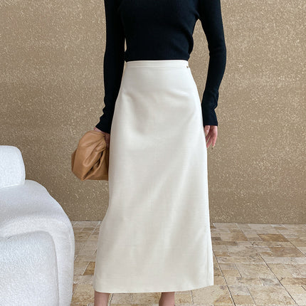 Onbely pull en maille moulante polo pour femme