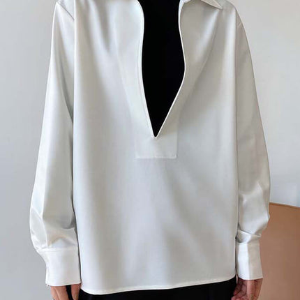 Onbely chemisier décolleté plongeant pour femme - onbely