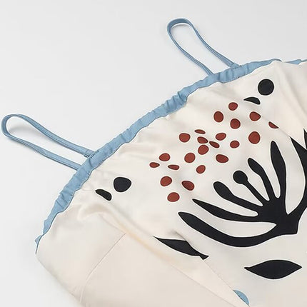 Onbely robe longue ethnique à fines brides avec volants pour bal de promo et plage boho dress