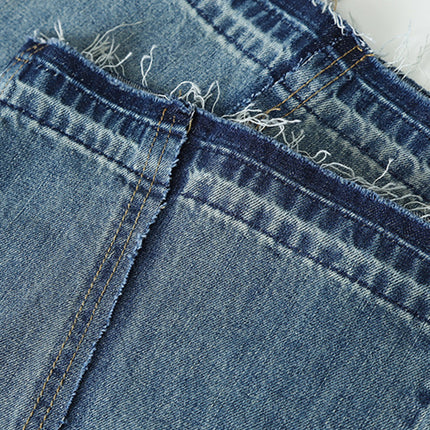 Onbely Jeans Longs Flare Évasé Vintage pour Femme avec Poches et Fermeture Éclair