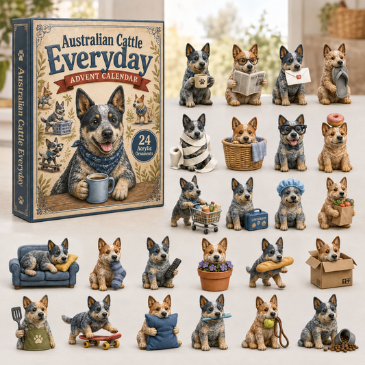 Everyday Cattle Dog Advent Calendar 2026 - 24-Day Festive Countdown