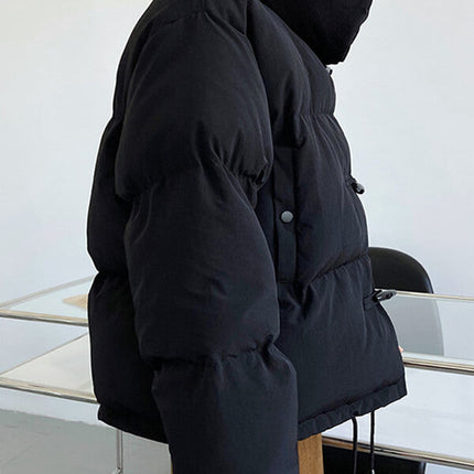 Onbely manteau en coton avec poches col montant femme mode hiver