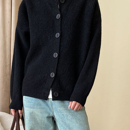 Onbely cardigan boutonnage col rond pour femme casual