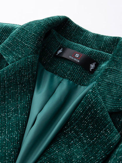 Onbely blazer velours cotelé bright wire double boutonnage femme mode