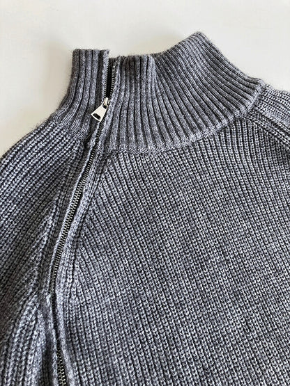 Onbely pull mode col montant fermeture éclair pour femme - onbely