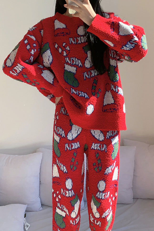 Onbely ensemble de pyjama femme noël