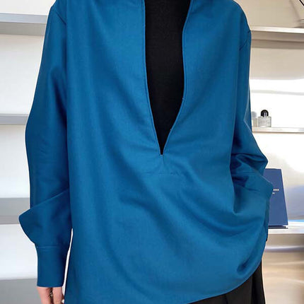 Onbely chemisier décolleté plongeant pour femme - onbely