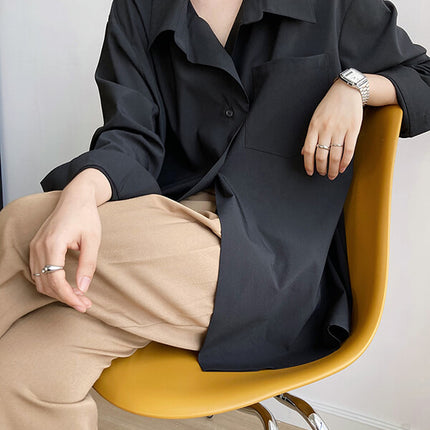 Onbely blouse simple boutonnage pour femme.