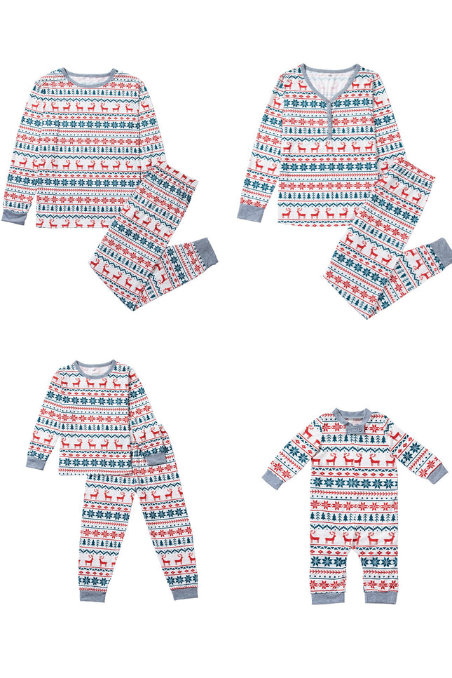 Snug Snowflakes – Pyjamas de Noël Assortis pour la Famille