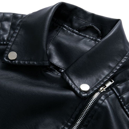 Onbely Perfecto femme en cuir PU avec fermeture éclair et col revers