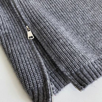 Onbely pull mode col montant fermeture éclair pour femme - onbely