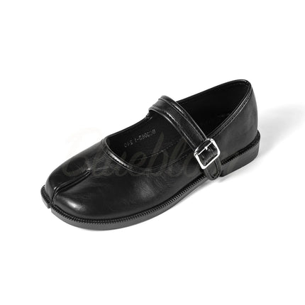 Chaussures Mary Jane Tabis Noir à Bout Fendu