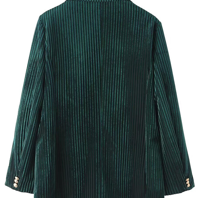 Onbely blazer velours boutonnage avec poches femme