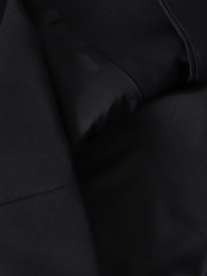 Onbely veste élégante à boutons chinois avec poches et col montant