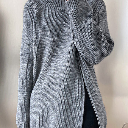 Onbely pull mode col montant fermeture éclair pour femme - onbely